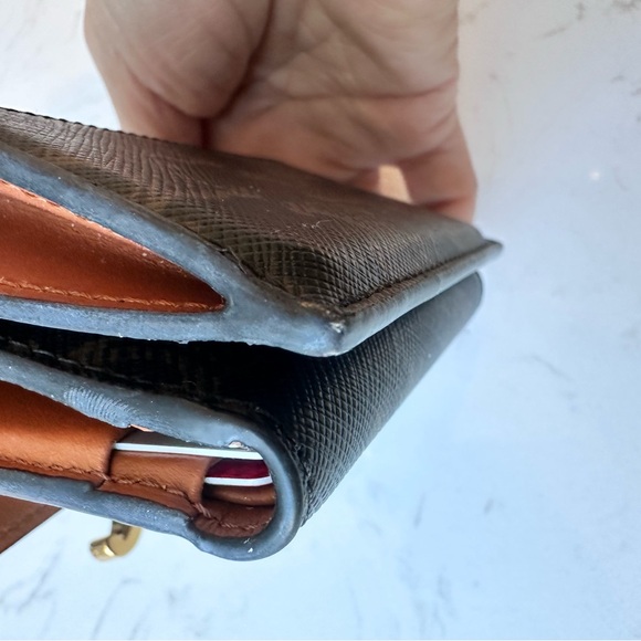 Authentic COMPACT WALLET WITH COIN TRIOMPHE IN TRIOMPHE CANVAS. - Picture 9 of 15